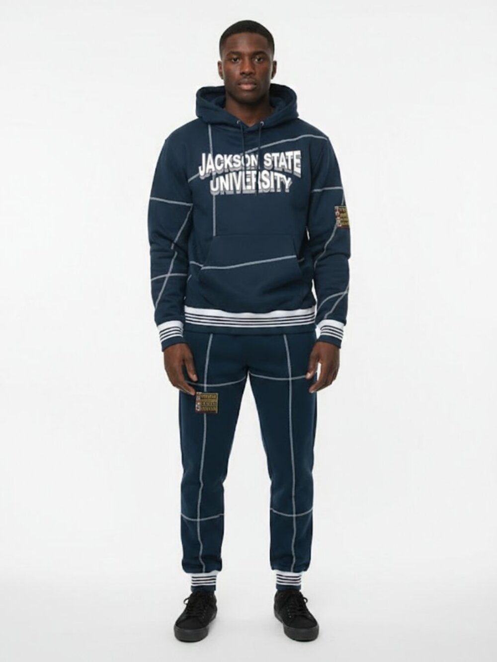 Jackson State University AACA Tracksuit Set 90s Style HBCU Sweatsuit Streetwear